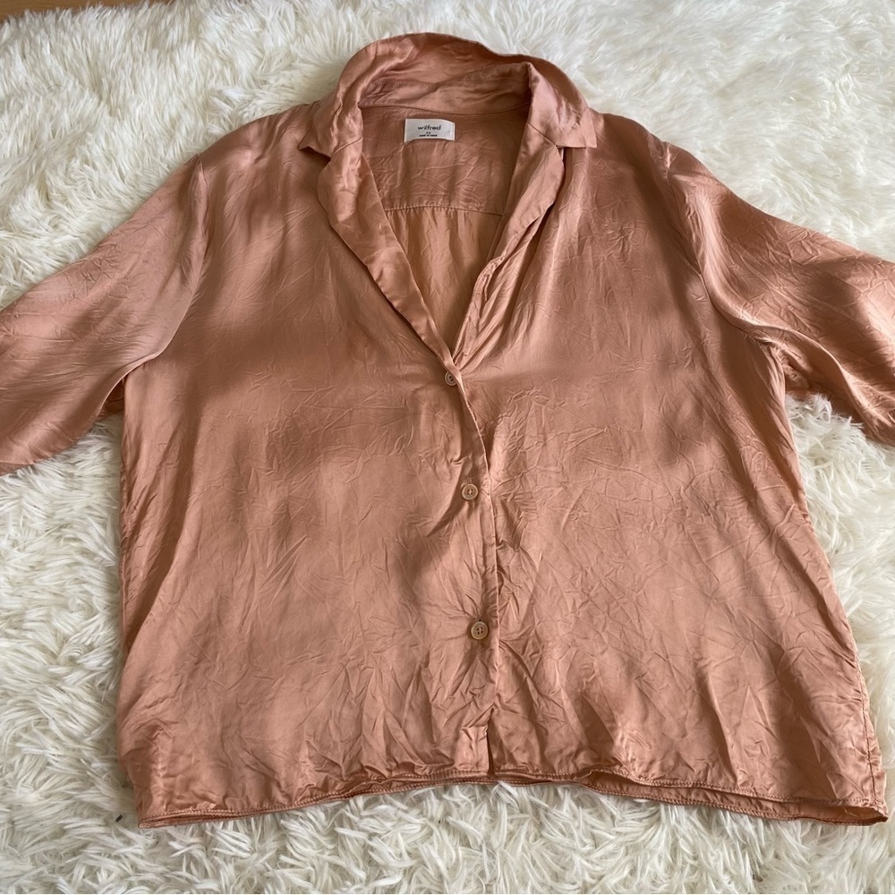 Aritzia Wilfred Beso Button-Up Shirt - Picture 2 of 9